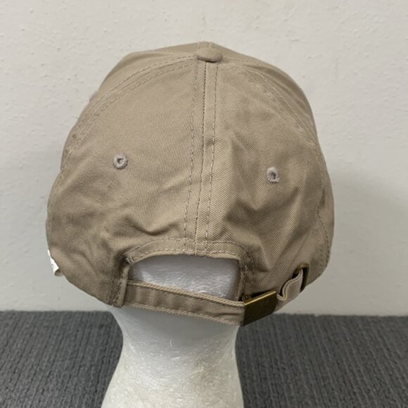 TSC Tractor Supply Co Baseball Hat Cap Mens Adjustable Beige Red Strapback - Picture 7 of 12